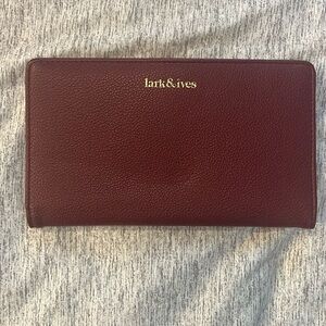 Lark & Ives leather wallet
